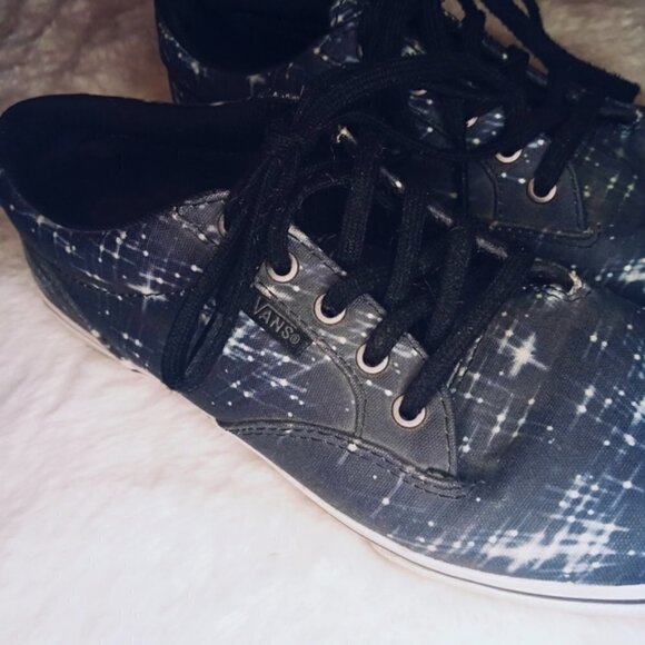 BLACK GALAXY LOW TOP VANS - Picture 3 of 8